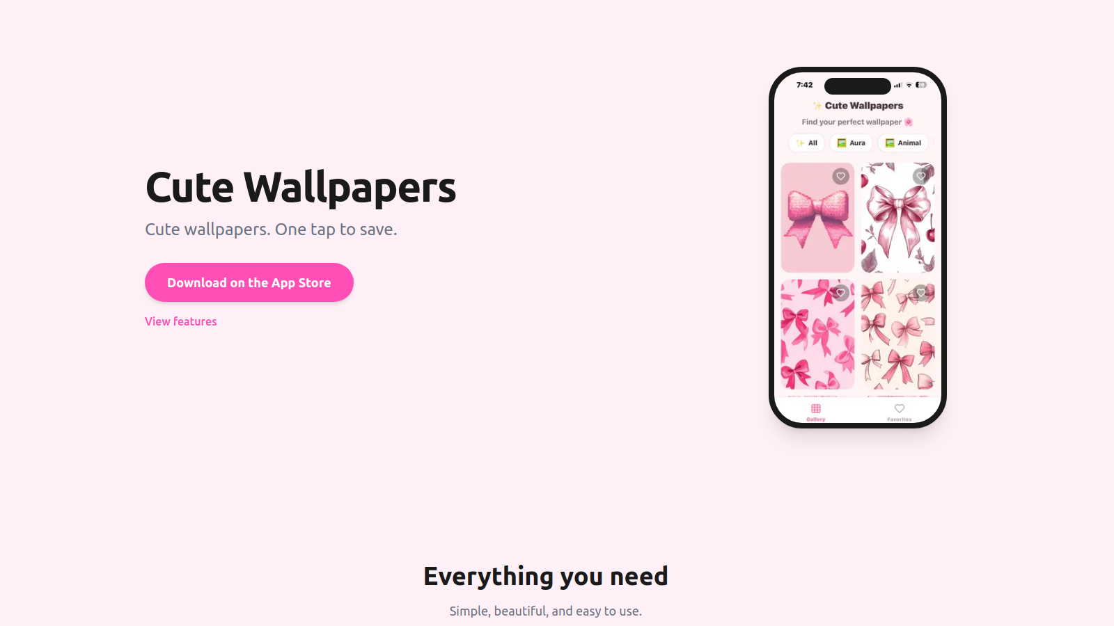 Cute Wallpapers screenshot
